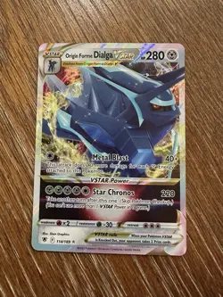 Origin Forme Dialga VSTAR 114/189 Pokemon Astral Radiance Holo Pokemon Card NM - Image 1