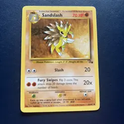 Pokemon Cards Sandslash 41/62 Unlimited Fossil WOTC mint combined postage - Image 1