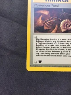 Pokemon Cards: Fossil 1st Edition Common: Mysterious Fossil 62/62 - Image 5