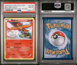 STAFF CARD | MOLTRES #XY127 | XY BLACK STAR PROMO | FATES COLLIDE | PSA8 - Image 3