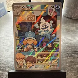 Pokemon TCG Vanillish Paradox Rift 190/182 Full Art Illustration Rare Card C159 - Image 1