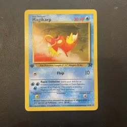 Pokemon TCG Magikarp Card 47/82 1st Edition - Image 1