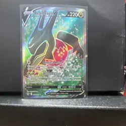 Pokemon Regidrago V 183/195 Swsh12 Silver Tempest Ultra Rare Full Art Holo Card - Image 1
