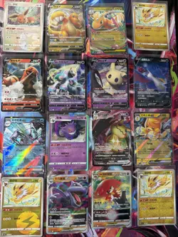 Pokemon 16 Card Lot nm V Max Mega Amazing Ex HOLO Rare Hits Only B74 - Image 1
