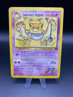 Pokemon TCG Gym Challenge Sabrina's Hypno Uncommon Card 56/132 MP/HP - Image 1
