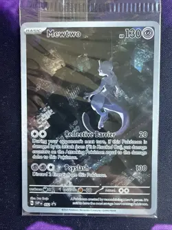 MEWTWO SVP 052 Scarlet Violet 151 Promo Illustration Rare Pokemon Card SEALED - Image 1