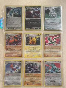 Pokemon Card Lot 9 Vintage Cosmos Holos 🔥 2006-2009 DP era Pop Promo LP-HP - Image 1