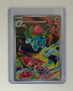 Pokemon TCG Ivysaur 134/132 Secret Rare Card NM/M Condition - Image 1