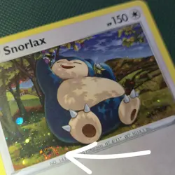 FART WHOLE SWIRL 🌀💫 Snorlax 141/192 Rebel Clash Rare Cosmos Holo Pokemon Card - Image 2