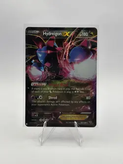 Hydreigon EX 62/108 Half Art Ultra Rare XY Roaring Skies Pokemon TCG Card LP - Image 2