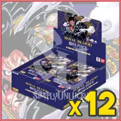 ONE PIECE CARD GAME: ROYAL BLOOD BOOSTER BOX CASE OP10 Wave 2 English Version - Image 1
