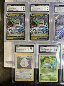 GEM MINT AND MINT Graded Pokemon Card Lot of 13 Card Slabs - Image 2