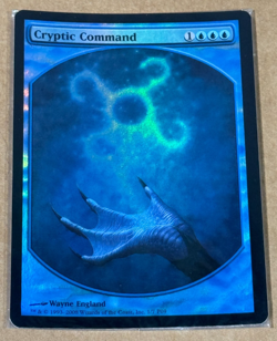CRYPTIC COMMAND [MAGIC PLAYER REWARD 2009 - P09] - SEALED MTG CARD [NEAR MINT] - Image 1