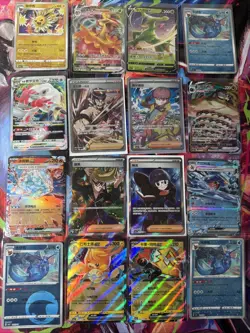Pokemon 16 Card Lot nm V Max Mega Amazing Ex HOLO Rare Hits Only B73 - Image 1