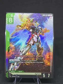 Gundam Card Game - Wing Gundam Zero LR English - GD01-024 LR - Newtype Rising - Image 1