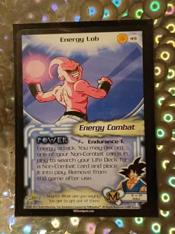 2003 Score CCG - TCG, 3 Star DBZ Card, Energy Lob #49 - Image 1