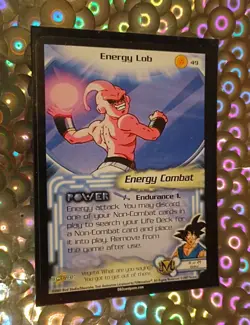 2003 Score CCG - TCG, 3 Star DBZ Card, Energy Lob #49 - Image 2