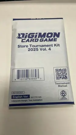 Digimon Card Game Store Tournament Kit 2025 Vol 4 English Sealed - Image 1