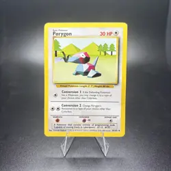 PORYGON - 39/102 - Base Set - 4th Print - 1999-2000 - Pokemon Card - DMG -c - Image 1