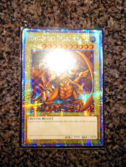 LC01-EN003 The Winged Dragon of Ra Quarter Century secret rare Mint YuGiOh Card - Image 1
