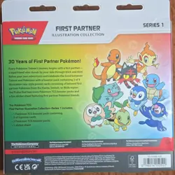 Pokemon First Partner Illustration Collection Series 1 Box w/ 3 Promo Cards - Image 2