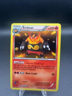 Emboar 20/114 Black & White Holo Rare Pokemon Card TCG 2011 NM - Image 1