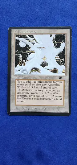 Magic The Gathering MTG Mishra's Factory Winter Card Antiquities LP/NM - Image 1