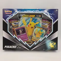 Pokemon TCG: Pikachu V Box Factory Sealed Promo, Oversized Card - Image 1