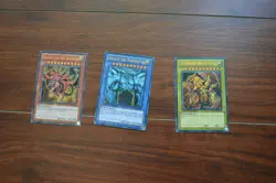 Egyptian God Cards Limited Edition Yu-Gi-Oh Cards with Protective Covers - Image 2