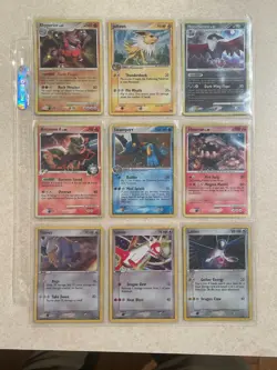 Pokemon Card Lot 9 Vintage Cosmos Holos 🔥 2004-2009 DP era Pop Promo LP-HP - Image 1