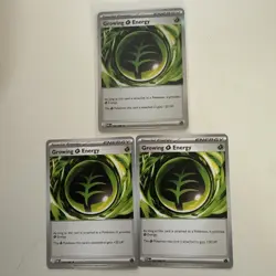 Pokemon TCG Growing Grass Energy 086/088 Perfect Order, 3 cards - Image 1