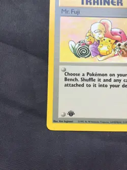 Pokemon Cards: Fossil 1st Edition Uncommon: Mr. Fuji 58/62 - Image 5