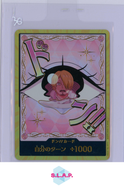 DON!! CARD SANJI 2022 ONE PIECE CARD GAME JAPANESE - Image 1
