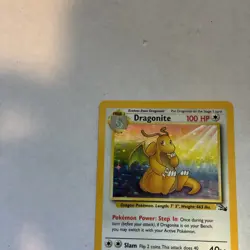 Pokemon TCG Dragonite Holo Rare Card 4/62 Fossil 1999 - Image 5