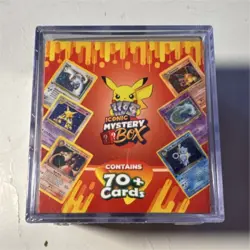 Iconic Mystery Box Pokemon 70 Card Lot Vintage Pikachu Mewtwo English Standard - Image 1