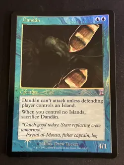 1x Foil Dandan (19) Time Spiral Timeshifted LP MTG Magic the Gathering x1 MKE - Image 1