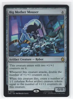 #37 2026 Teenage Mutant Ninja Turtles Big Mother Mouser Rare - Image 1