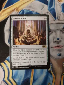 Obelisk of Urd MTG Core Set 2015 M15 Rare Artifact Heavily Played x1 OU3 - Image 1