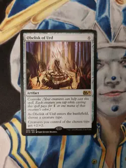 Obelisk of Urd MTG Core Set 2015 M15 Rare Artifact Heavily Played x1 OU3 - Image 2