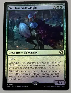 MTG Lorwyn Eclipsed Selfless Safewright Creature RARE FOIL #0193 - Image 1