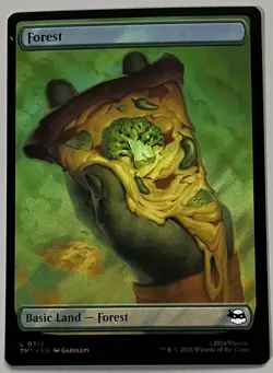 MTG TMNT Basic Land Forest COMMON SURGE FOIL #0314 - Image 1