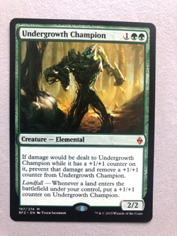 Mtg Carte Magic Zendikar Undergrowth Champion English NM/LP - Image 1