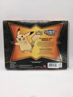 Pokemon TCG Shining Fates Pikachu V Collection Box Card Set-Seal is Broke - Image 3