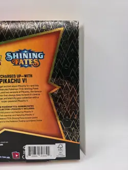 Pokemon TCG Shining Fates Pikachu V Collection Box Card Set-Seal is Broke - Image 4
