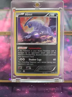 Pokemon Absol Promo Holo XY178 XY Basic 100HP Shadow Cage Pokemon TCG Card - Image 1