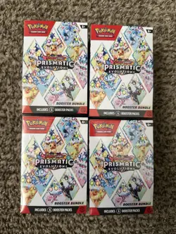 Pokemon - Prismatic Evolutions Booster Bundle Lot of x4 (SEALED) - Image 1