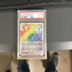 PSA 10 Giratina VSTAR 201/196 Lost Origin Rainbow Full Art Pokemon Sword Shield - Image 1