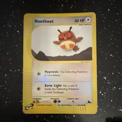 Hoothoot 65/144 Skyridge Common Reverse Holo Pokemon TCG English - Image 2