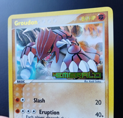 Pokemon Groudon 14/106 - EX Emerald 2005 - Reverse Holo Rare - LP - Image 3