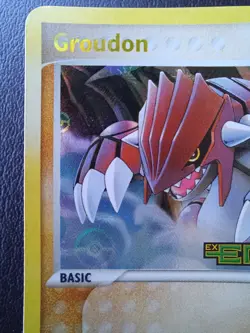 Pokemon Groudon 14/106 - EX Emerald 2005 - Reverse Holo Rare - LP - Image 5